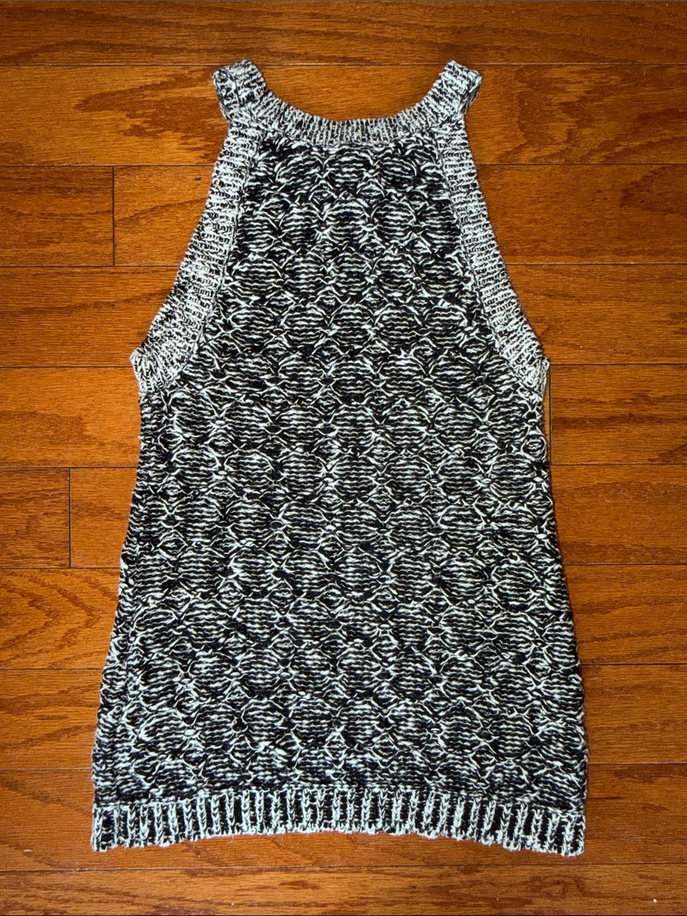 Moth by Anthropologie Cotton Ramie Marled Knit Halter Tank - Picture 7 of 7